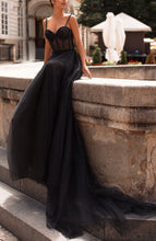 Cargar imagen en el visor de la galería, Vestido Princesa, Transparencia en torso Escote Corazon/ Graduación/ Noche / Princess tulle prom dress sweetheart neckline