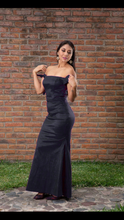 Cargar imagen en el visor de la galería, Vestido largo recto hombros caídos offshoulders
