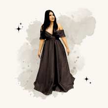 Cargar imagen en el visor de la galería, Vestido largo princesa hombros caídos offshoulders
